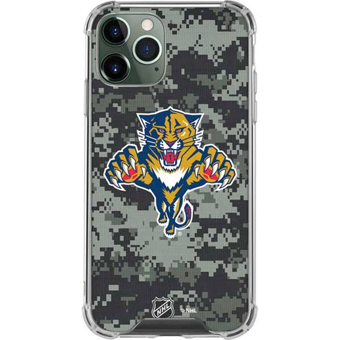NHL Florida Panthers Camo iPhone 11 Pro Max Clear Case