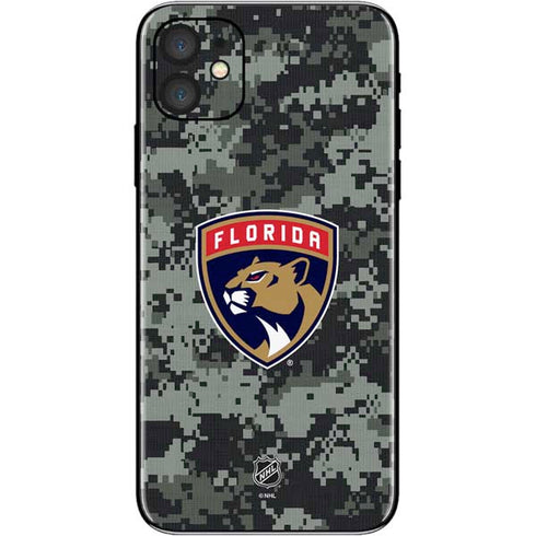 NHL Florida Panthers Camo iPhone 11 Skin