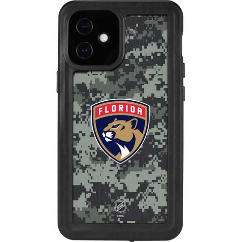NHL Florida Panthers Camo iPhone 12 Mini Waterproof Case