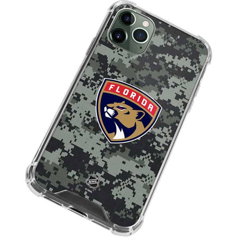 NHL Florida Panthers Camo iPhone 12 Pro Clear Case