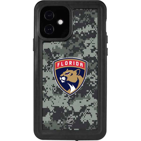 NHL Florida Panthers Camo iPhone 12 Waterproof Case