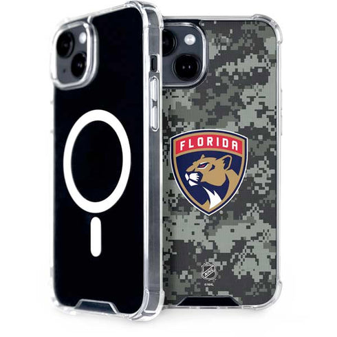 NHL Florida Panthers Camo iPhone 13 MagSafe Case