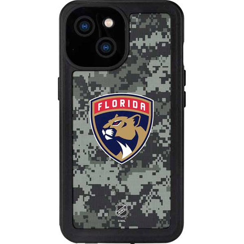 NHL Florida Panthers Camo iPhone 13 Mini Waterproof Case