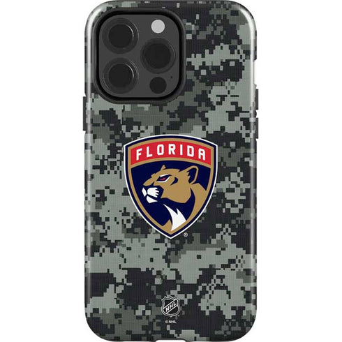 NHL Florida Panthers Camo iPhone 15 Pro Impact Case