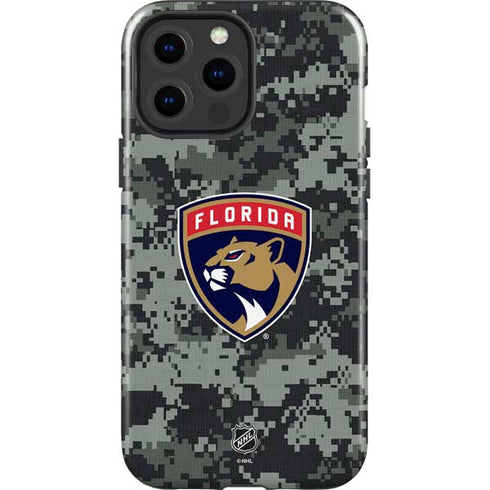 NHL Florida Panthers Camo iPhone 15 Pro Max Impact Case