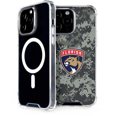 NHL Florida Panthers Camo iPhone 14 Pro Max MagSafe Case