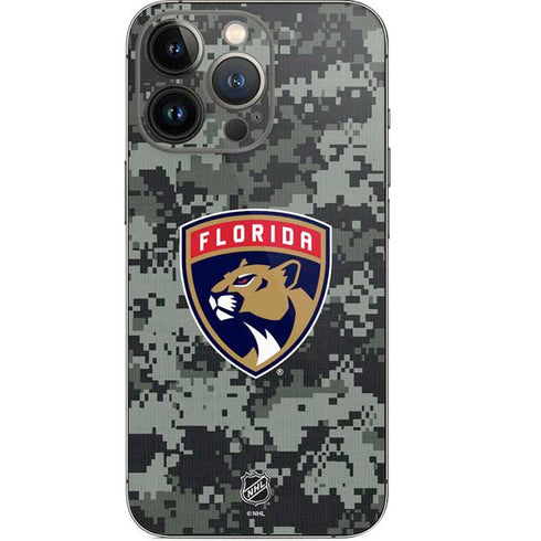 NHL Florida Panthers Camo iPhone 14 Pro Skin