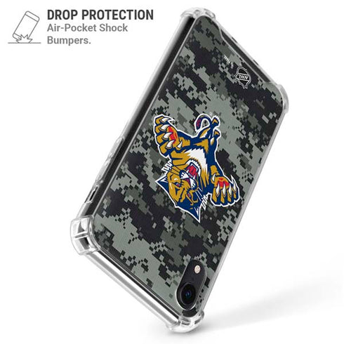 NHL Florida Panthers Camo iPhone XR Clear Case