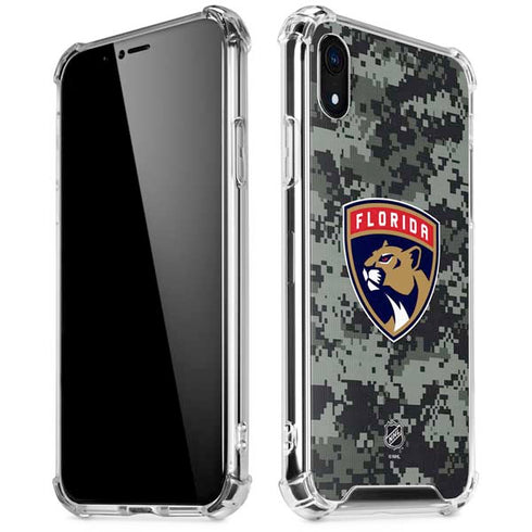 NHL Florida Panthers Camo iPhone XR Clear Case