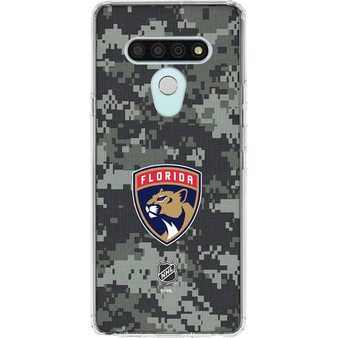 NHL Florida Panthers Camo LG Stylo 6 Clear Case