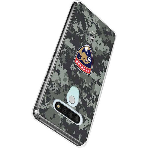 NHL Florida Panthers Camo LG Stylo 6 Clear Case