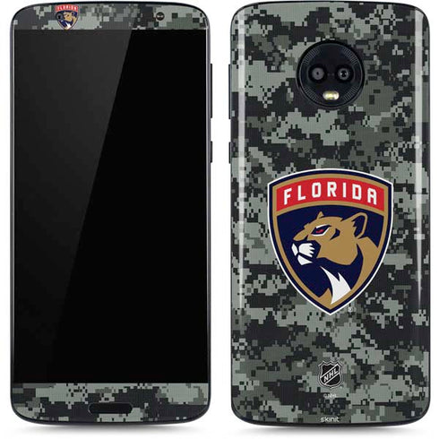 NHL Florida Panthers Camo Moto G6 Skin
