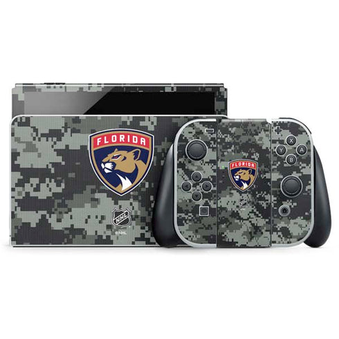 NHL Florida Panthers Camo Nintendo Switch OLED (2021) Skin