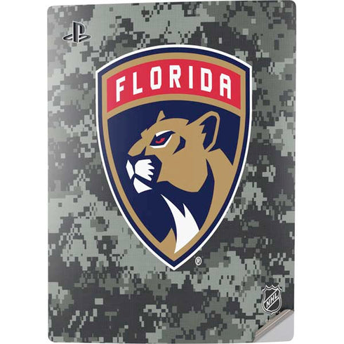 NHL Florida Panthers Camo PS5 Digital Edition Console Skin