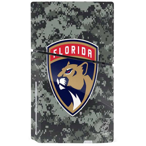NHL Florida Panthers Camo PS5 Slim Disk Console Skin