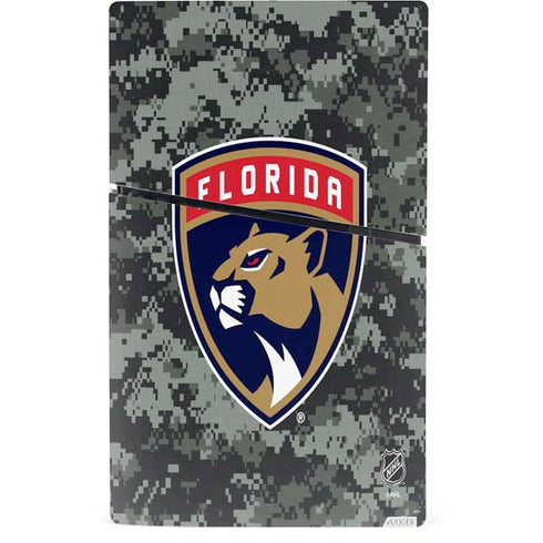 NHL Florida Panthers Camo PS5 Slim Digital Edition Bundle Skin