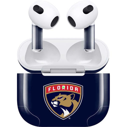 NHL Florida Panthers Distressed Apple AirPods (3rd Gen 2021) Skin