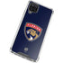 NHL Florida Panthers Distressed Galaxy A12 Clear Case