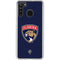 NHL Florida Panthers Distressed Galaxy A21 Clear Case