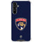 NHL Florida Panthers Distressed Galaxy A54 5G Clear Case