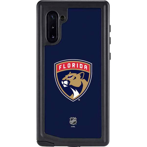 NHL Florida Panthers Distressed Galaxy Note 10 Waterproof Case