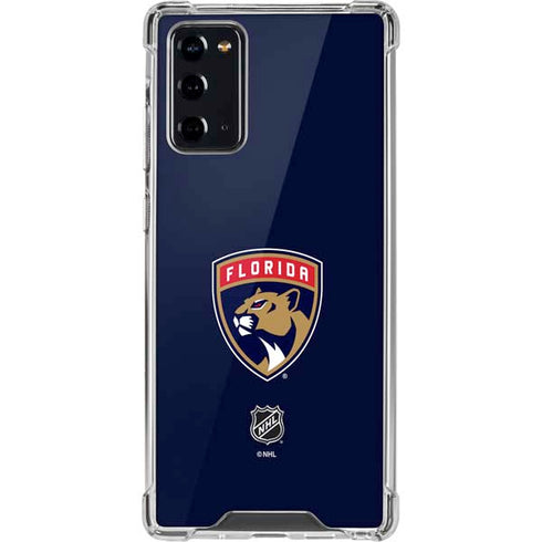 NHL Florida Panthers Distressed Galaxy Note20 5G Clear Case