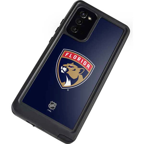 NHL Florida Panthers Distressed Galaxy Note20 5G Waterproof Case