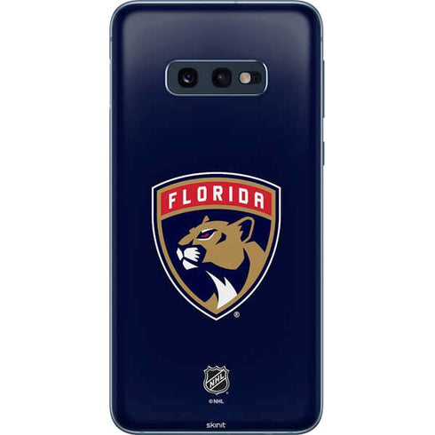 NHL Florida Panthers Distressed Galaxy S10e Skin