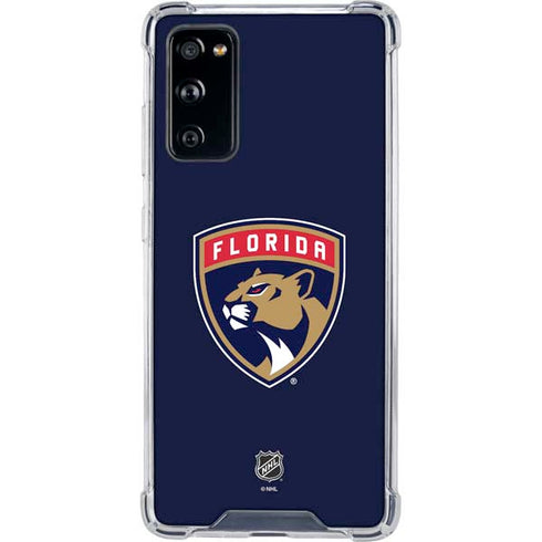 NHL Florida Panthers Distressed Galaxy S20 FE Clear Case