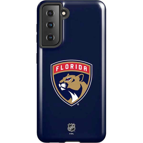 NHL Florida Panthers Distressed Galaxy S21 5G Pro Case