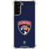 NHL Florida Panthers Distressed Galaxy S21 FE Clear Case