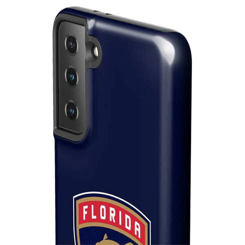 NHL Florida Panthers Distressed Galaxy S21 FE Pro Case