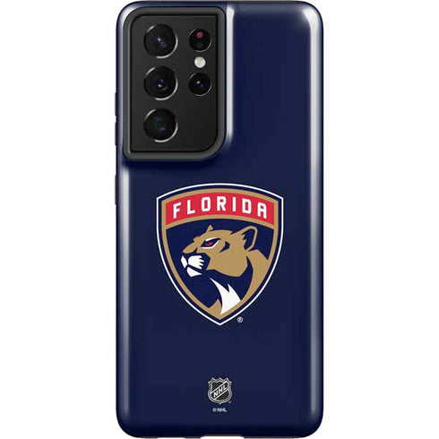 NHL Florida Panthers Distressed Galaxy S21 Ultra 5G Pro Case