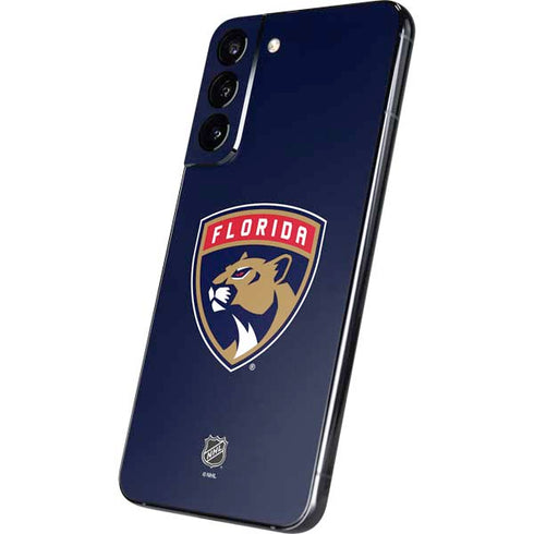 NHL Florida Panthers Distressed Galaxy S22 Plus Skin