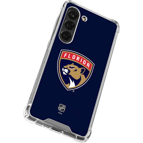 NHL Florida Panthers Distressed Galaxy S23 Clear Case