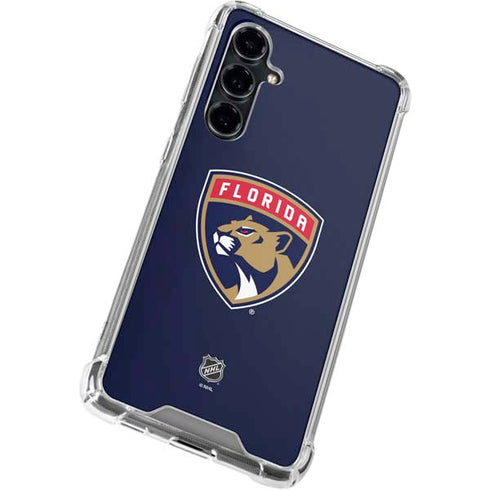 NHL Florida Panthers Distressed Galaxy S23 FE Clear Case