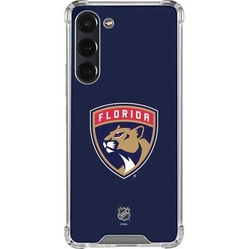 NHL Florida Panthers Distressed Galaxy S23 Plus Clear Case