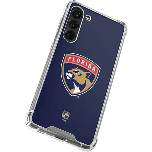 NHL Florida Panthers Distressed Galaxy S23 Plus Clear Case