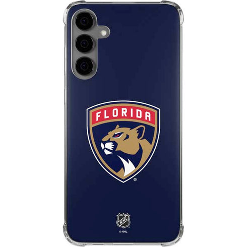 NHL Florida Panthers Distressed Galaxy S24 Plus Clear Case