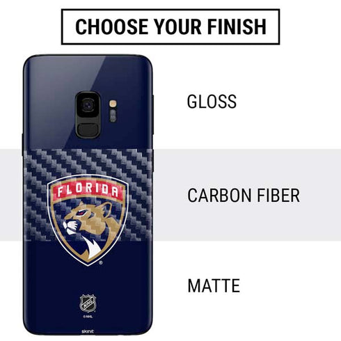 NHL Florida Panthers Distressed Galaxy S9 Skin