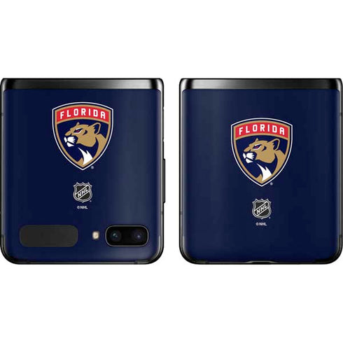 NHL Florida Panthers Distressed Galaxy Z Flip Skin