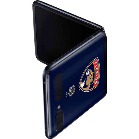 NHL Florida Panthers Distressed Galaxy Z Flip Skin