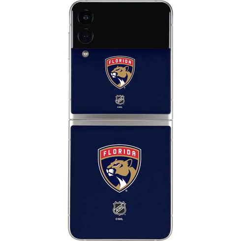 NHL Florida Panthers Distressed Galaxy Z Flip4 5G Skin
