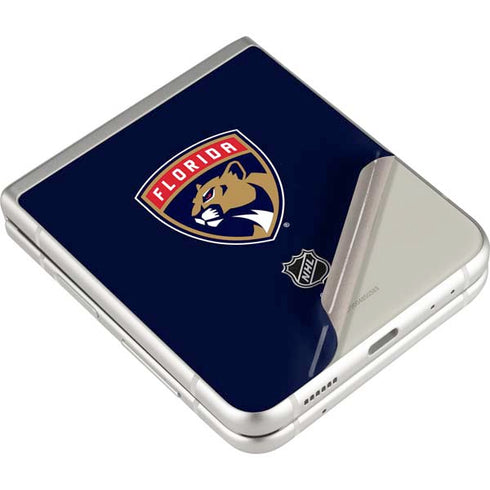 NHL Florida Panthers Distressed Galaxy Z Flip4 5G Skin