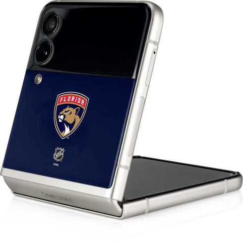 NHL Florida Panthers Distressed Galaxy Z Flip4 5G Skin
