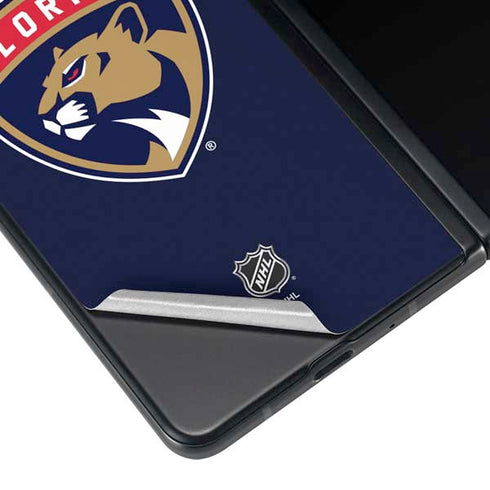 NHL Florida Panthers Distressed Galaxy Z Fold4 5G Skin