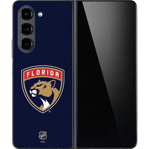 NHL Florida Panthers Distressed Galaxy Z Fold5 5G Skin