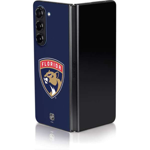 NHL Florida Panthers Distressed Galaxy Z Fold5 5G Skin
