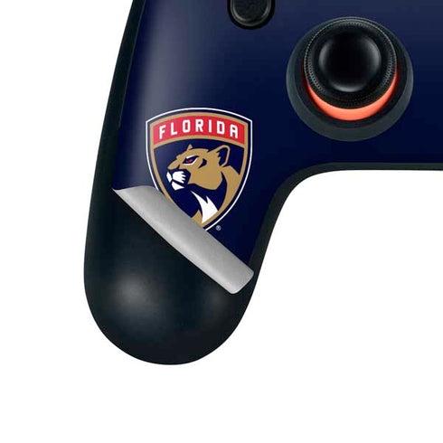 NHL Florida Panthers Distressed Google Stadia Controller Skin