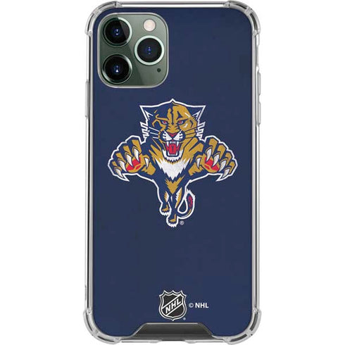 NHL Florida Panthers Distressed iPhone 11 Pro Max Clear Case